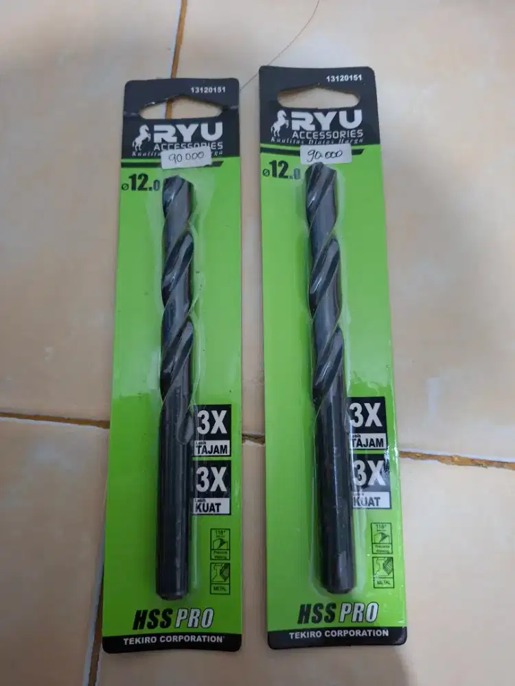 Mata bor berbagai ukuran