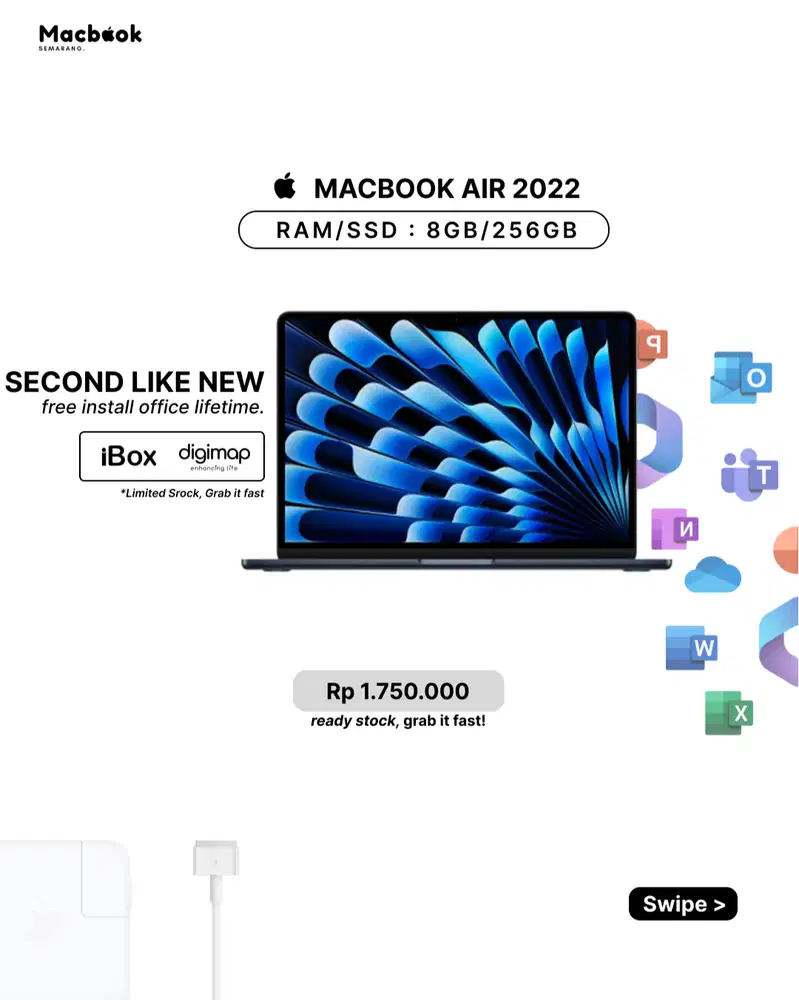 Macbook Air 2022 Apple M2