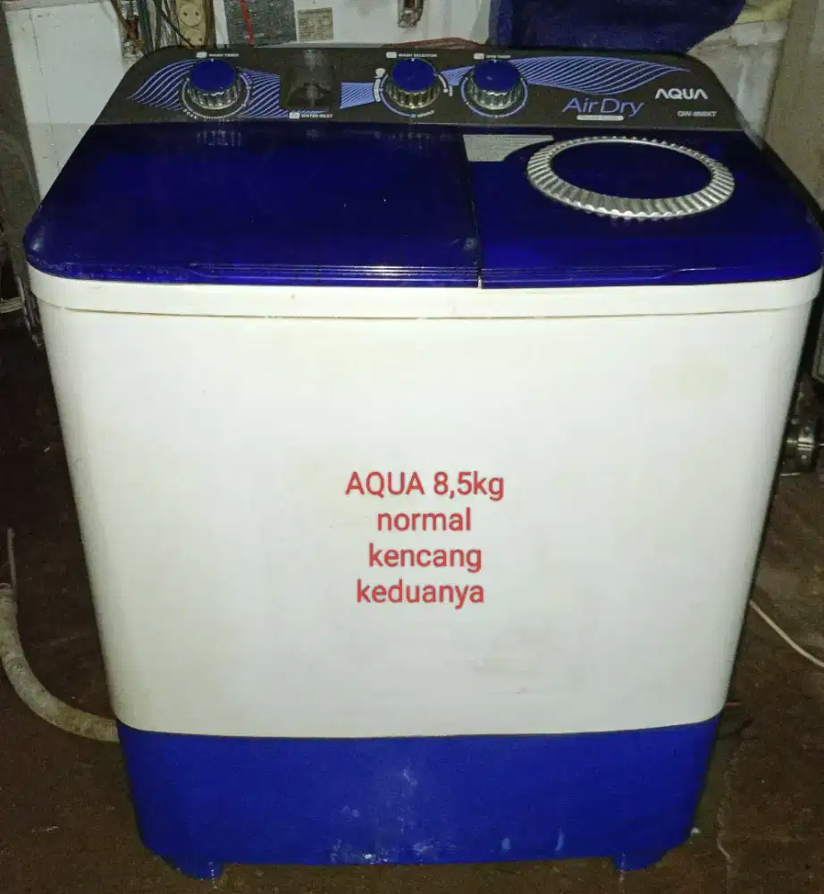 Mesin cuci AQUA normal kencang keduanya