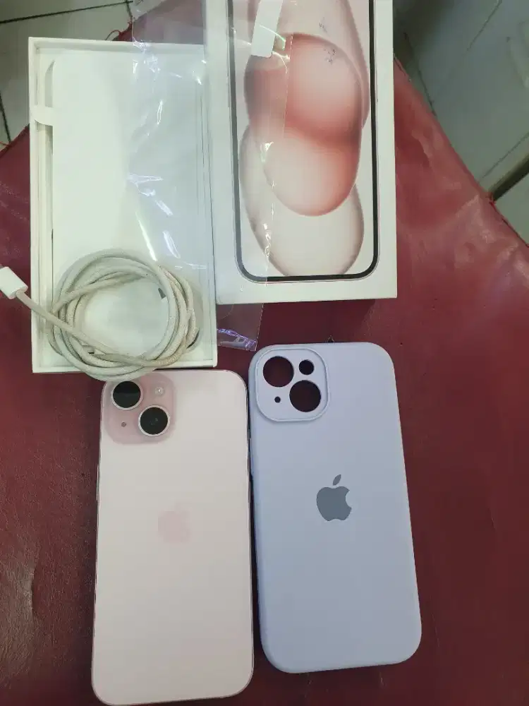 Iphone 15 128gb bh89% pink mulus perfect ibox