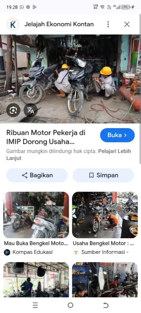 Dicari teknisi bengkel motor
