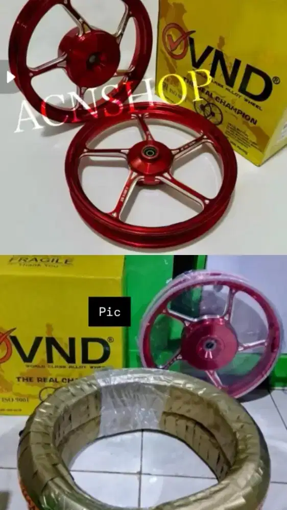jual velg vnd pemakaian 1 bulan