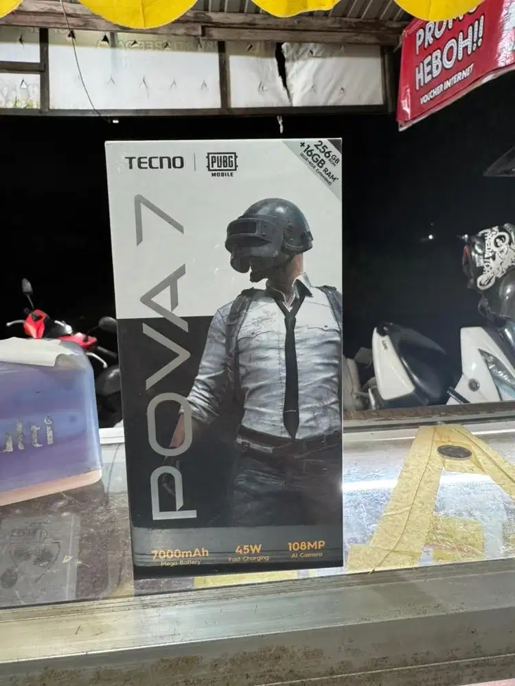 Tecno POVA 7 8/256 NEW Segel Harga Pas