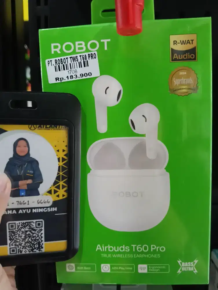 PT ROBOT TWS T60 PRO| ATLANTIS DAHSYAT