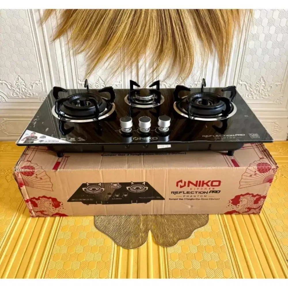 Kompor gas tanam kaca