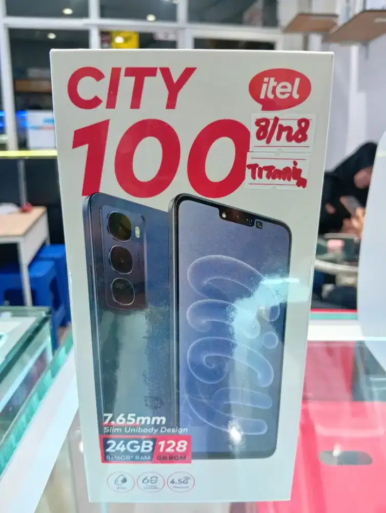 Itel city 100 RAM 8gb Rom 128gb