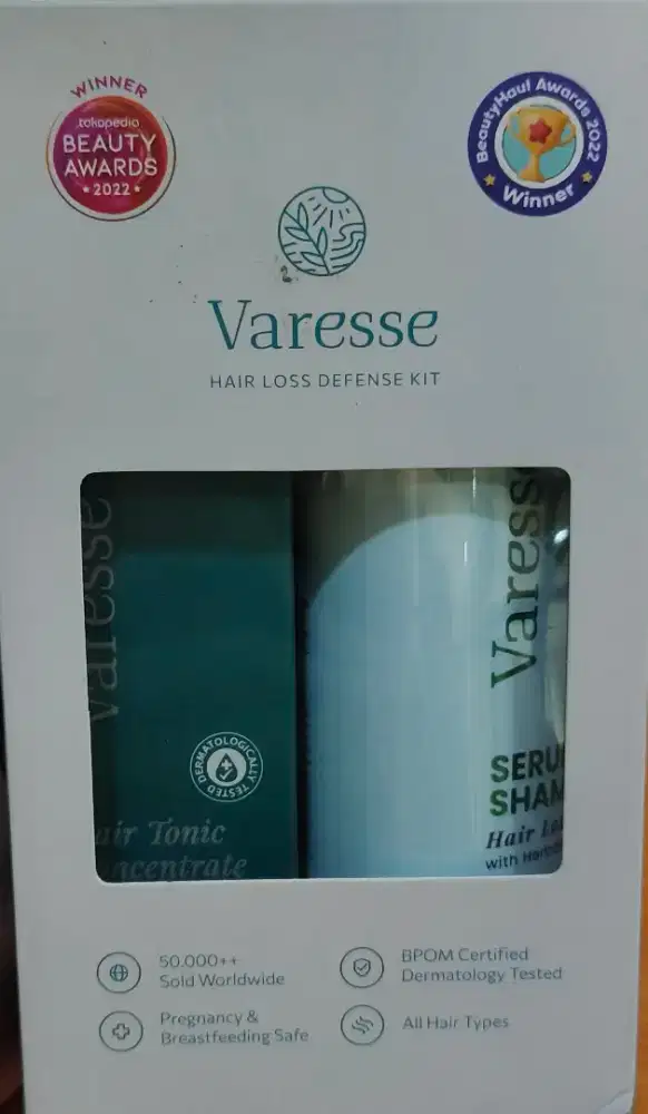 Varesse hair loss defense kit full size