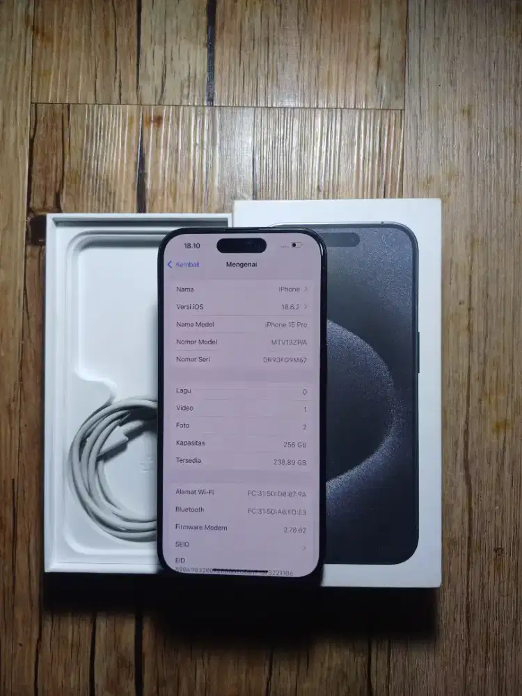 iPhone 15 Pro 256 inter