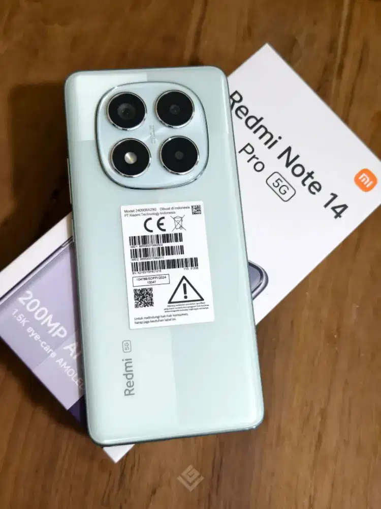 Redmi note 14 pro 5g 12/512 second 1 minggu