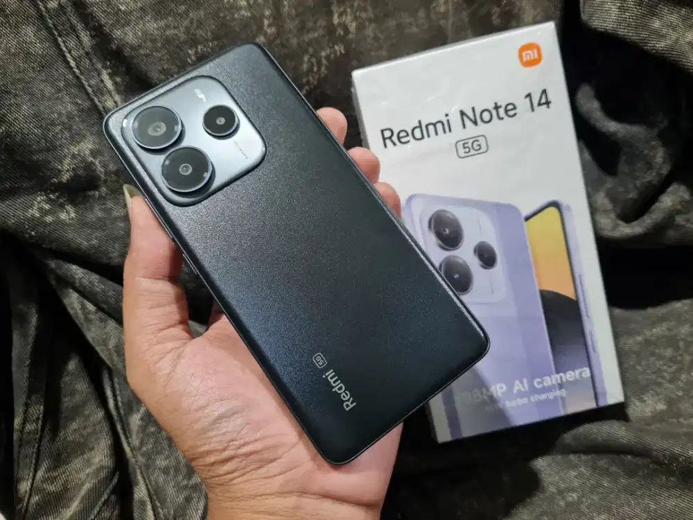 Redmi Note 14 5G ram 12/512gb mulus istimewa fullset origin