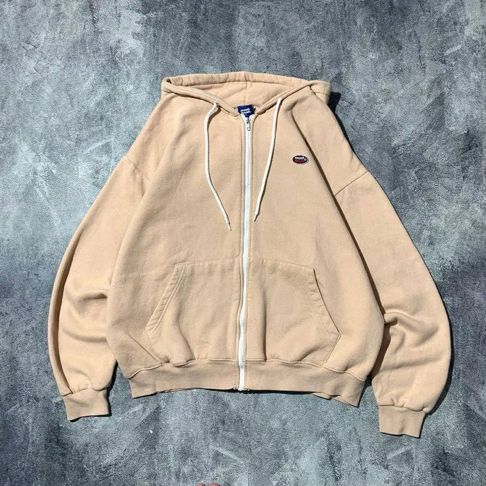 Hoodie Muah Soft Brown