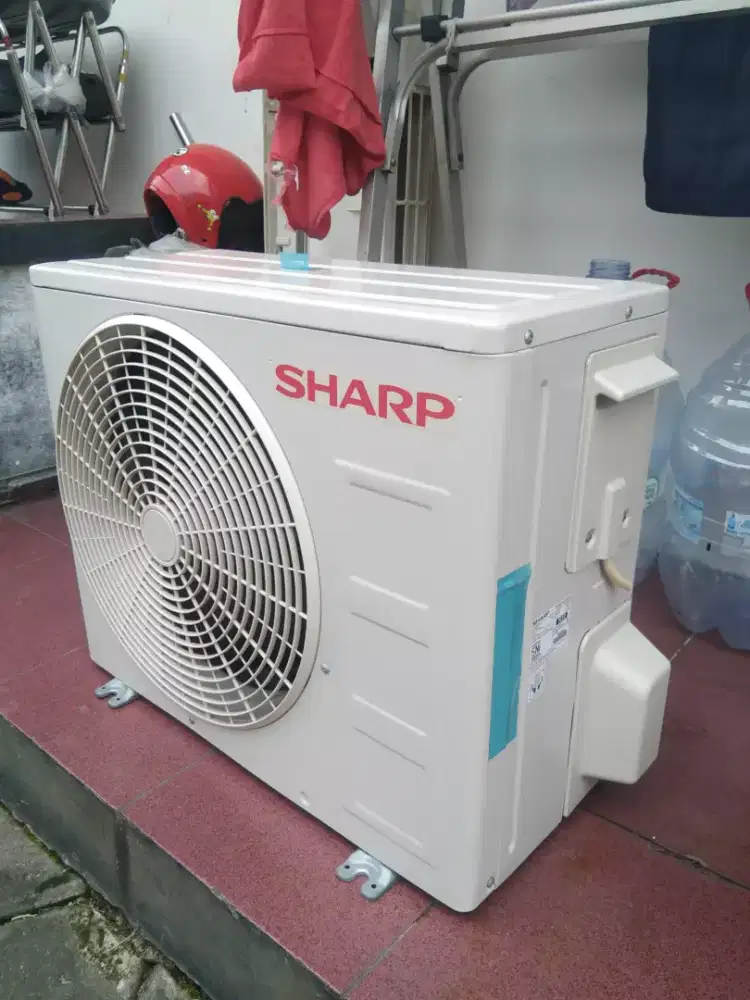 D jual ac sharp r32 1/2 pk sama pasang terima dingin