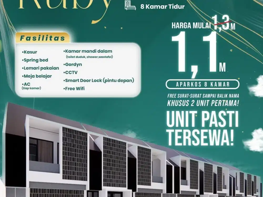 PROMO Jual Rumah Kost Kosan MURAH Dramaga Bogor 6 Kamar [SINCERA]