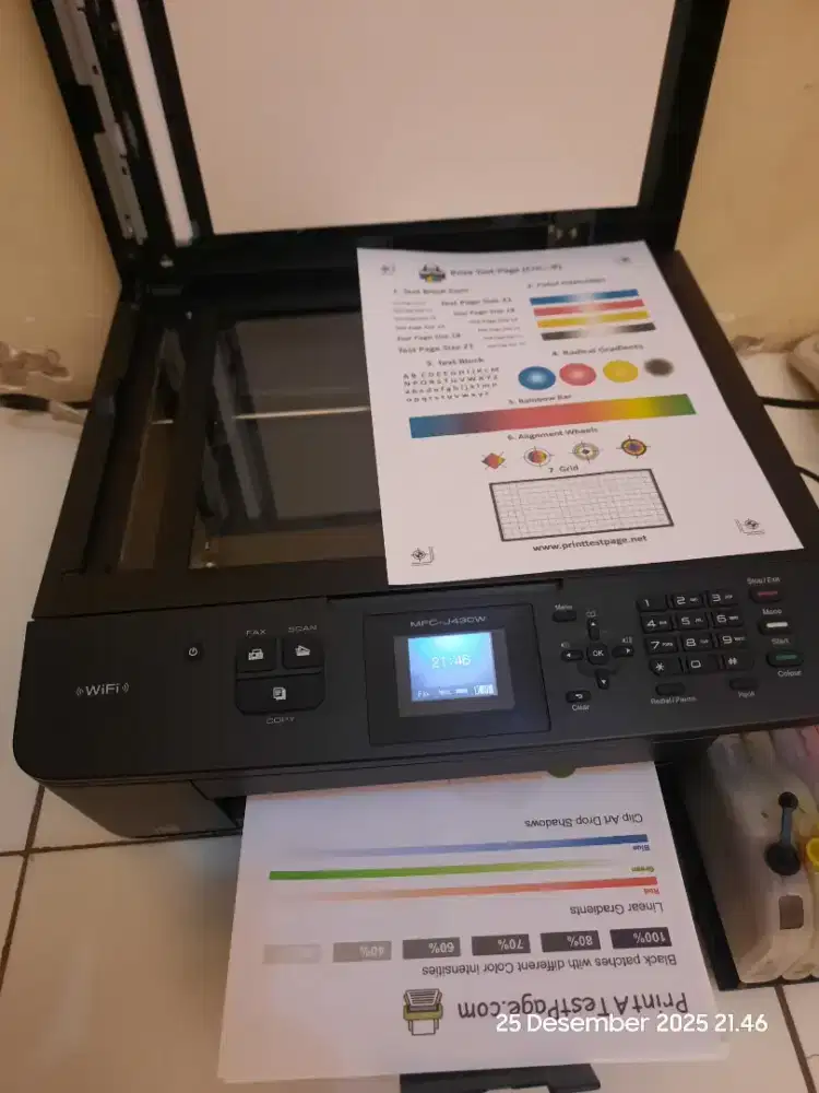 Brother mfc-j430w copy print scan wifi