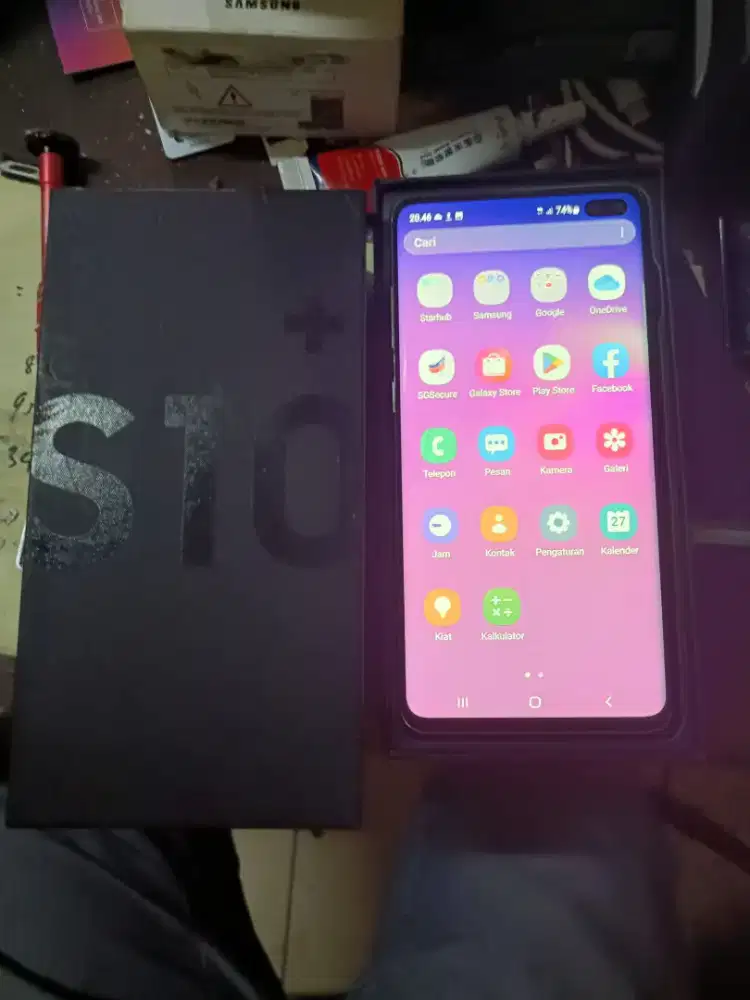 Murah hp Samsung S10+ 8/128 lkp, bs TT