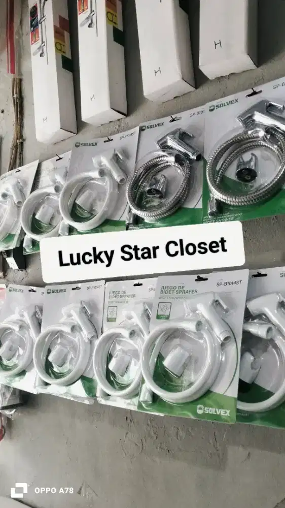 Shower kloset jet shower putih elegan