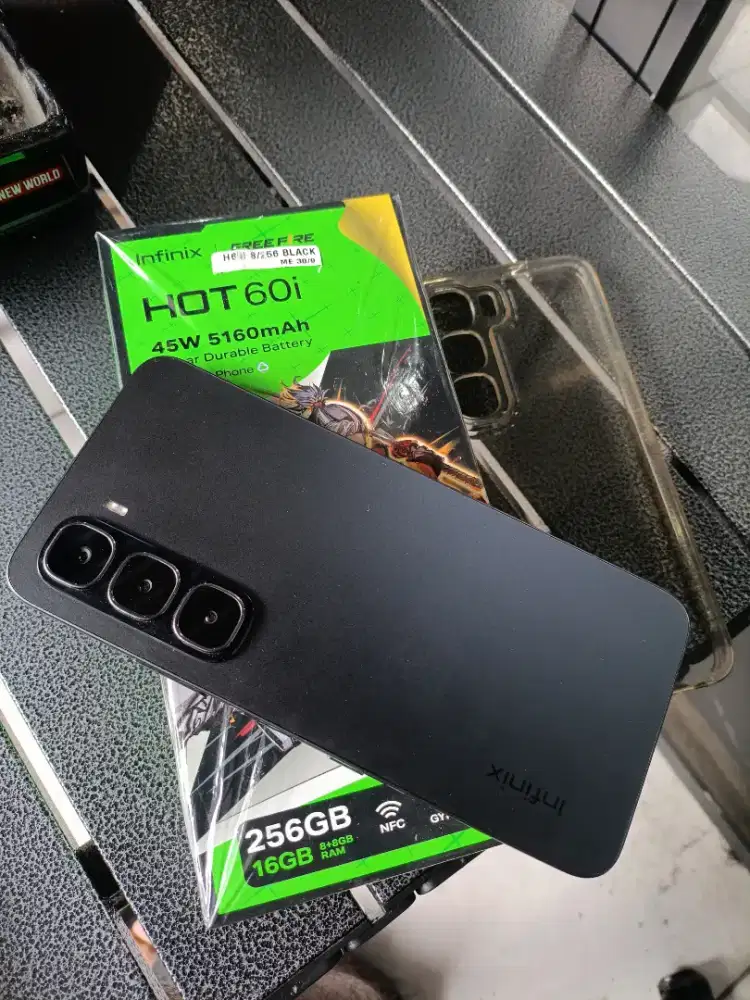 Infinix Hot 60i 8/256gb Lengkap Garansi panjang