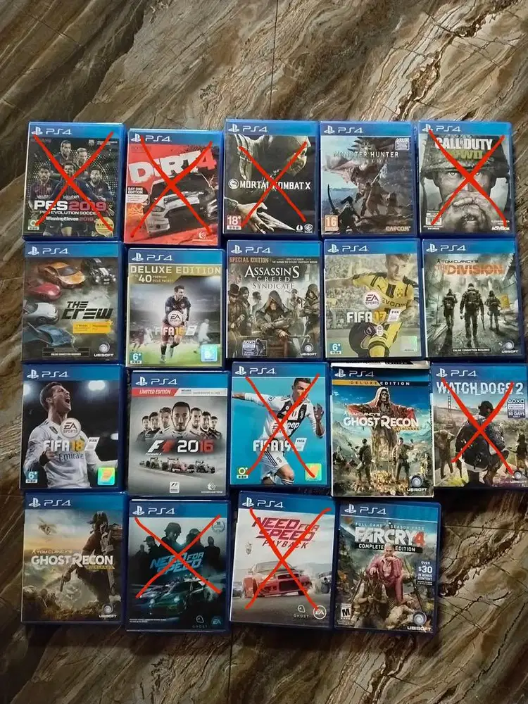 Dijual Kaset PS4