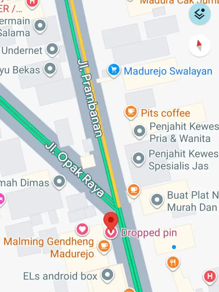 Lahan untuk Indomart Alfamart Tepi Jalan Prambanan  Exit Tol Bokoharjo