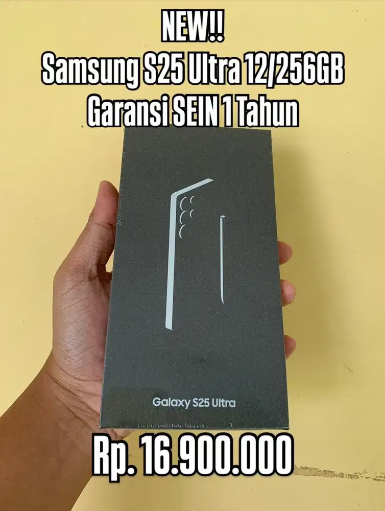 Samsung S25 Ultra 12/256GB - NEW!!, Garansi SEIN