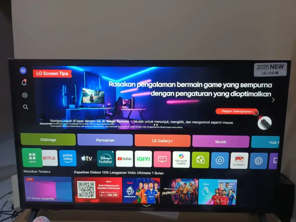 Jual tv merek LG 43 INCI