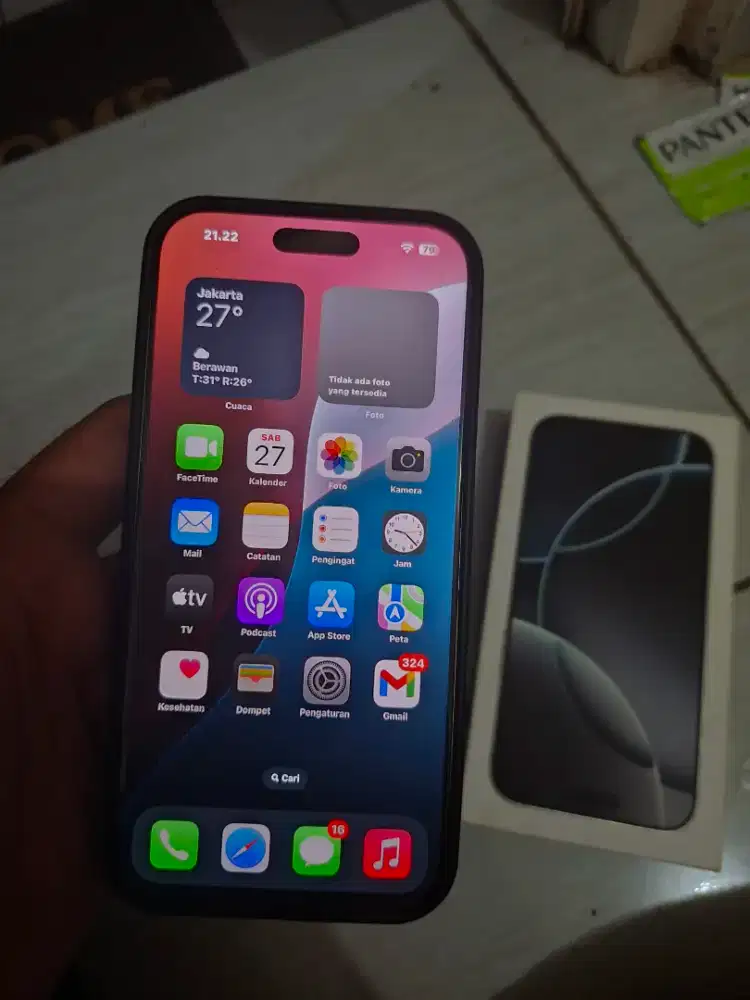 Iphone 16 pro max 256