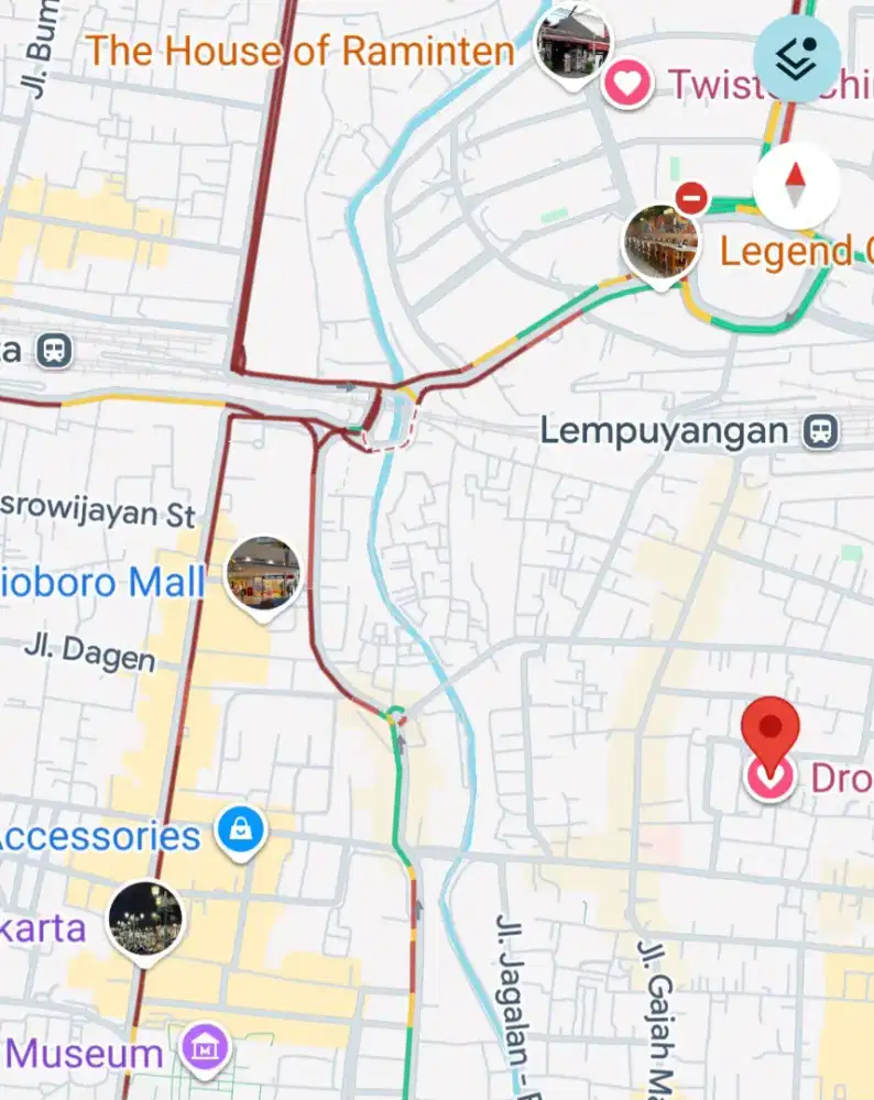 Tanah 612m Dekat Malioboro