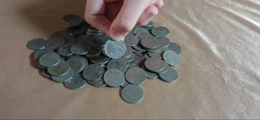 Uang Kuno 25 Rupiah Tahun 1971 10 Biji