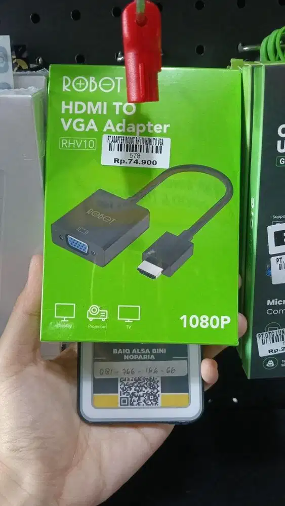ADAPTER ROBOT RHV10 HDMI TO VGA