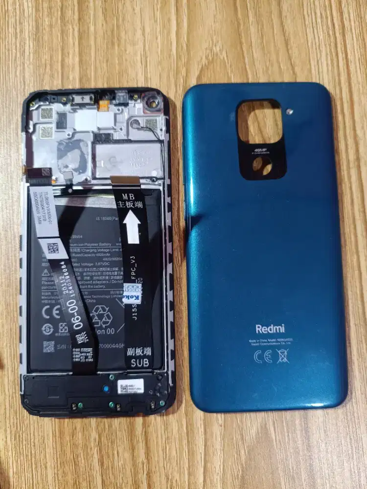 Jual LCD + FREM ORI redmi note 9 minus