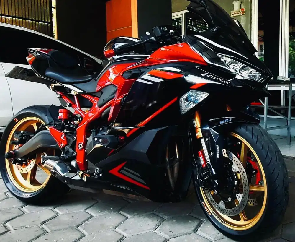 ZX25R full modifikasi Velg OZ Racing knalpot leovince all original