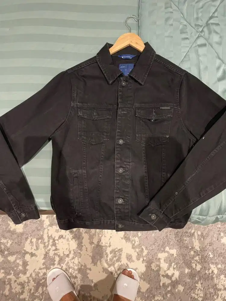 Preloved zara man jaket denim