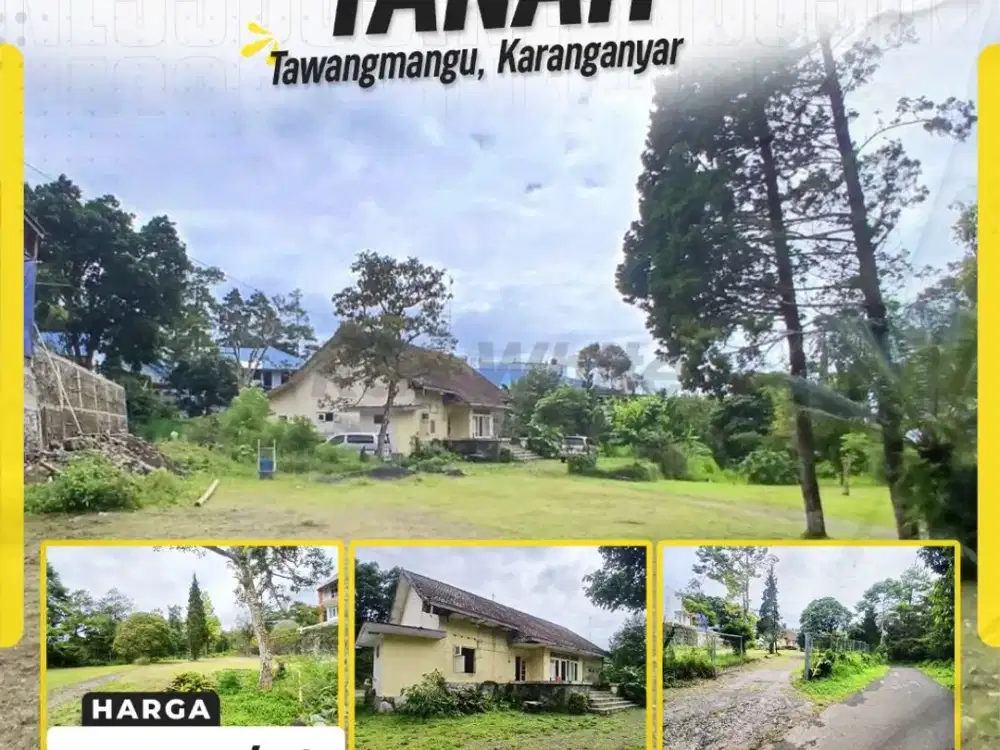 Dijual Tanah Ekslusif Area Wisata Tawangmangu!