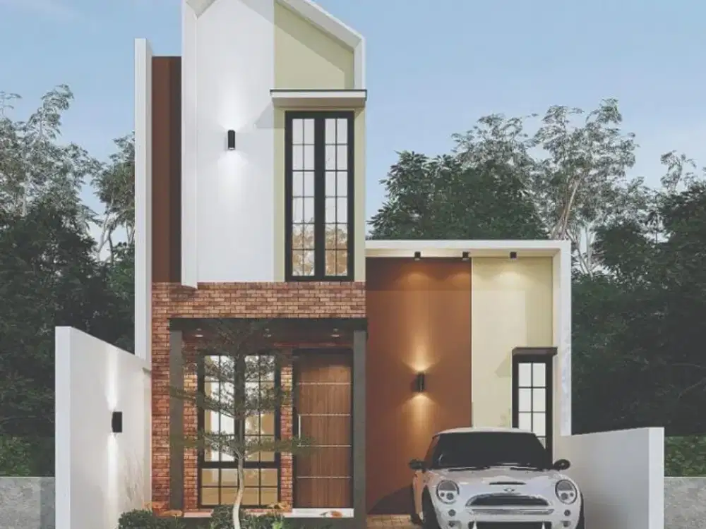 Modern Vila Konsep Mezanine di Dataran Paling Tinggi Kota Batu