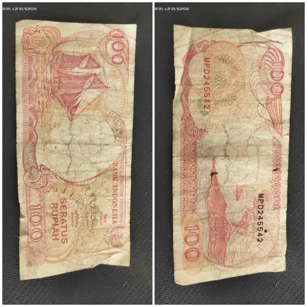 Uang kuno asli Indonesia