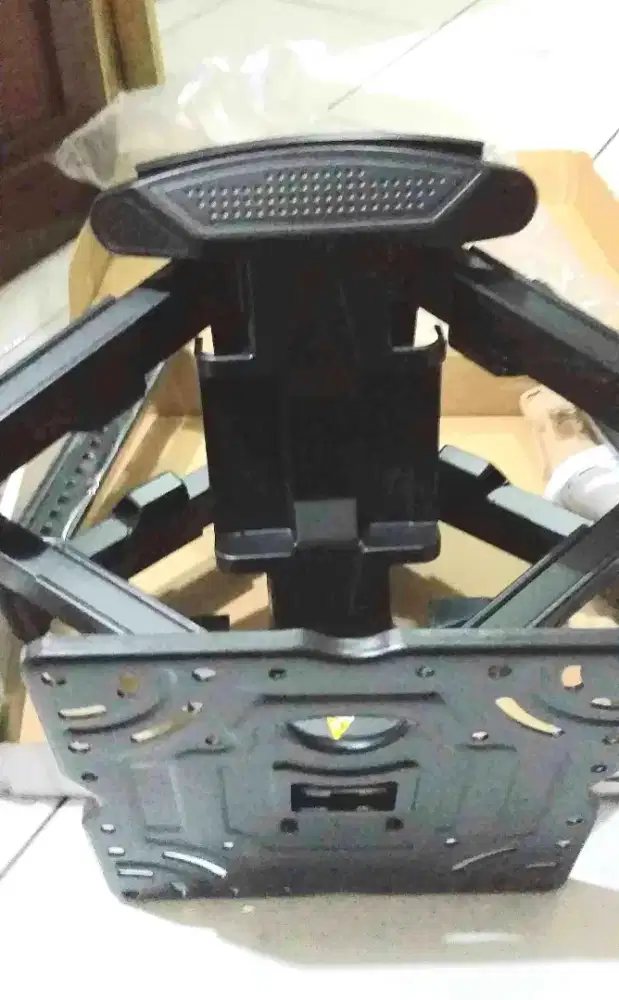 jual & pasang bracket swivel double arm utk gantungan tv led di tembok