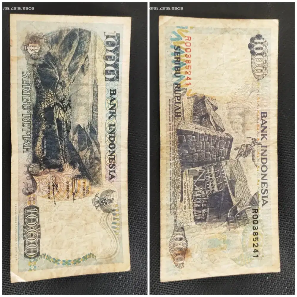 Uang kuno asli Indonesia