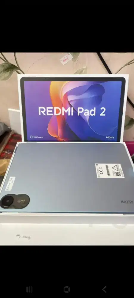 Redmi pad 2 4/128 mulus lengkap ori no minus cod itc cempaka mas