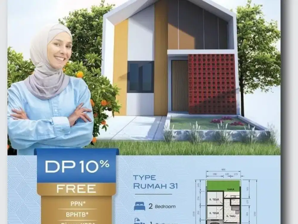 Dijual Rumah di VBT Kota Malang. Kawasan Terbesar Dekat Kampus