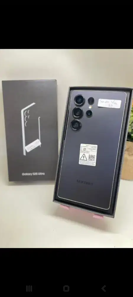 Samsung s25 ultra 5G 12/512 mulus lengkap ori no minus