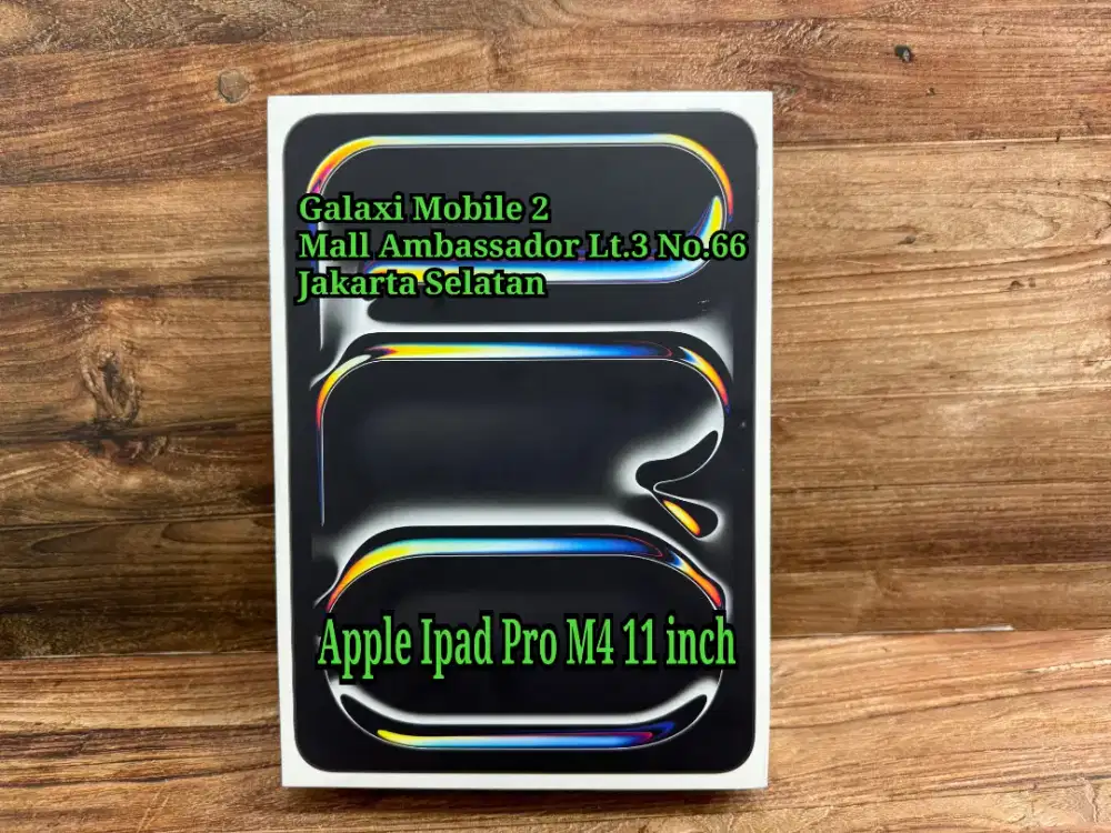 Apple Ipad Pro M4 11 inch Wifi 256GB Bisa Cash Kredit Tukar Tambah