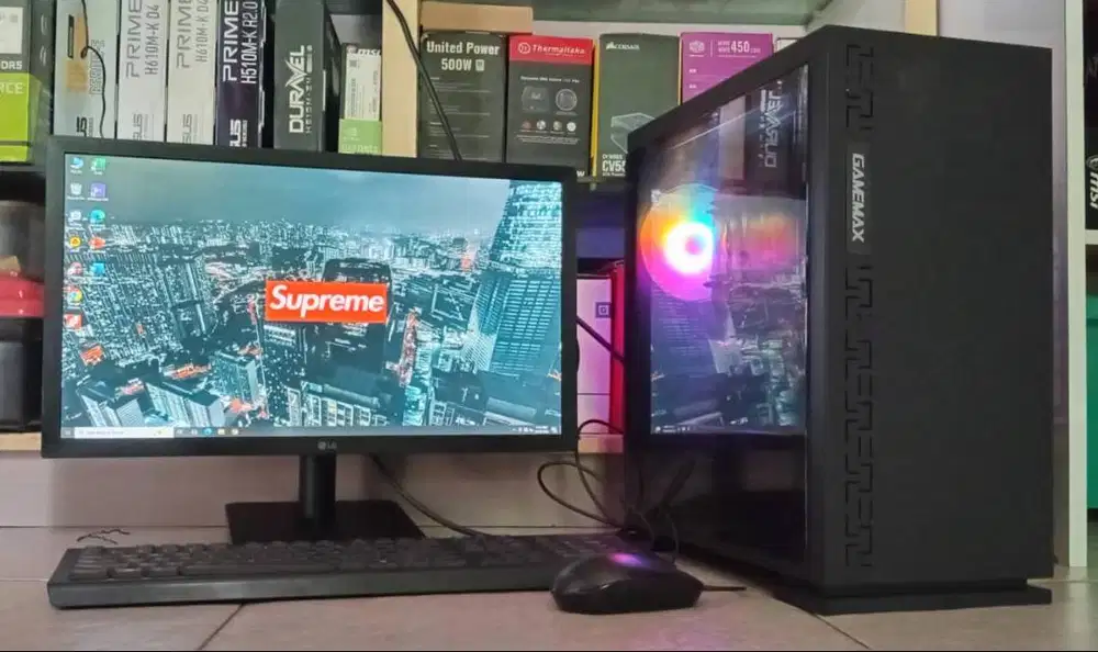 PC Intel Core i5 Gen9 GTX 1660 6GB Monitor 22 Inch