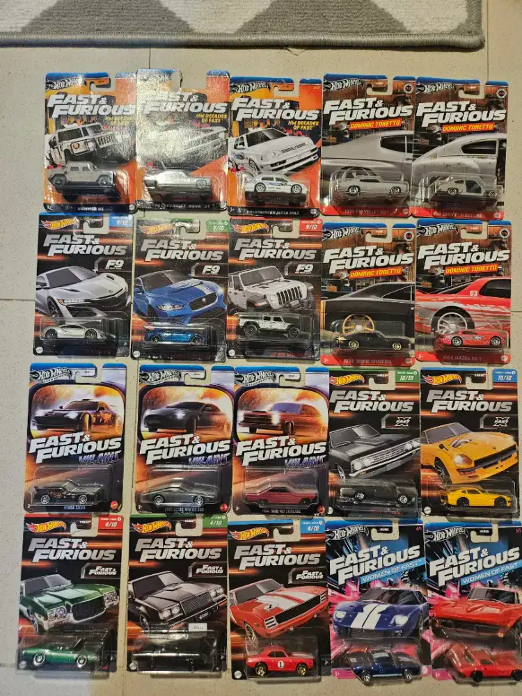 Jual Hot Wheels Fast Furious Collection