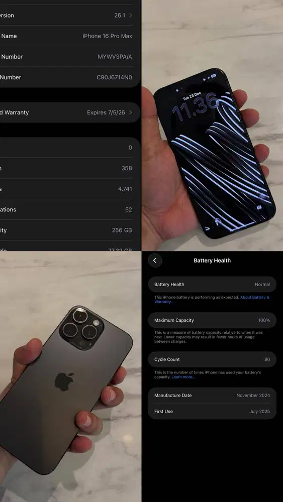 iPhone 16 Promax 256gb