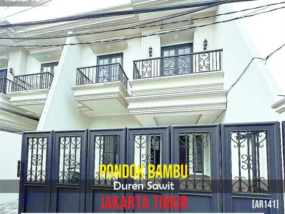 Rumah SIAP HUNI Pondok Bambu Duren Sawit Jakarta Timur MURAH Dekat Tol Becakayu [AR141]