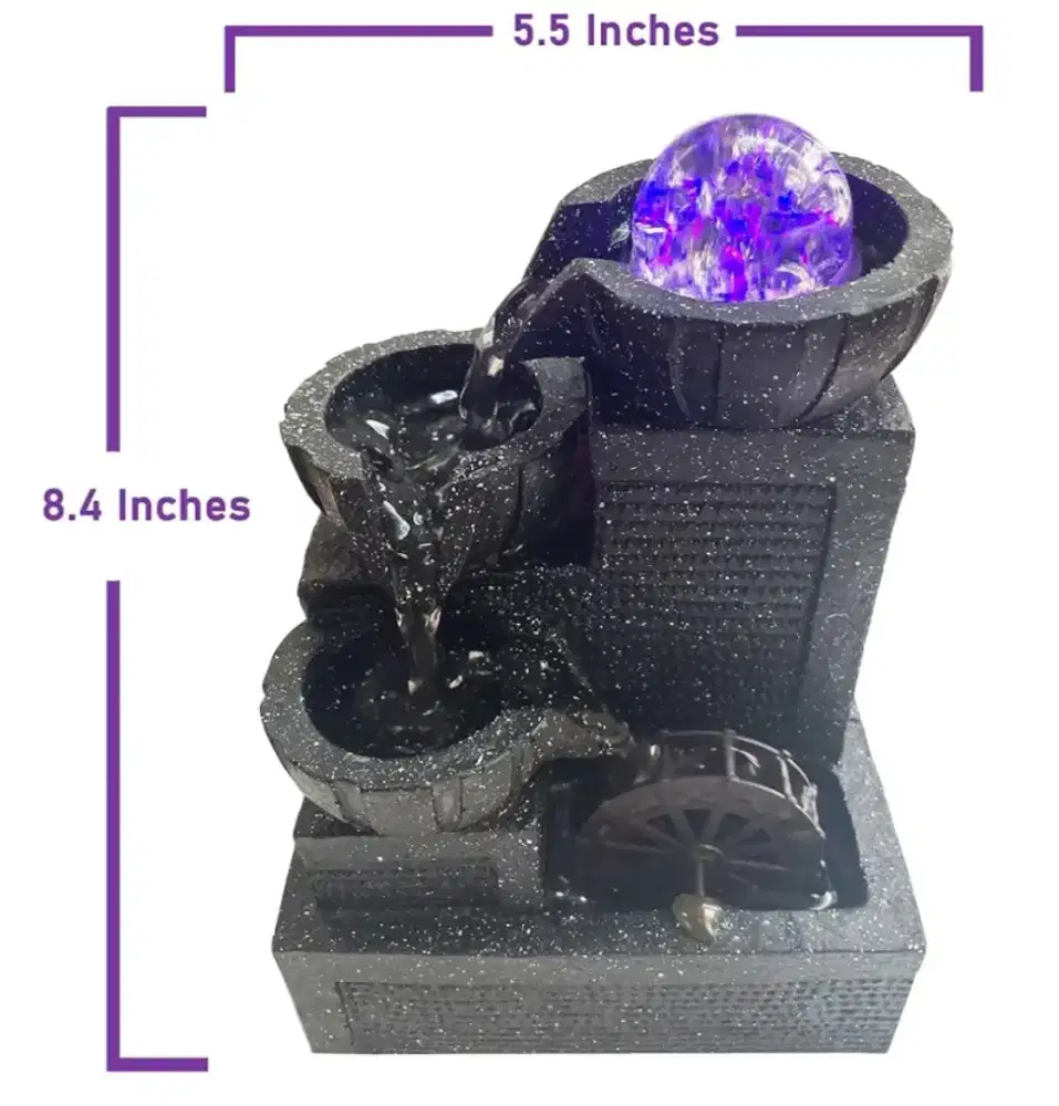 Air Mancur Mini Waterfall Pajangan Meja Dekorasi Rumah