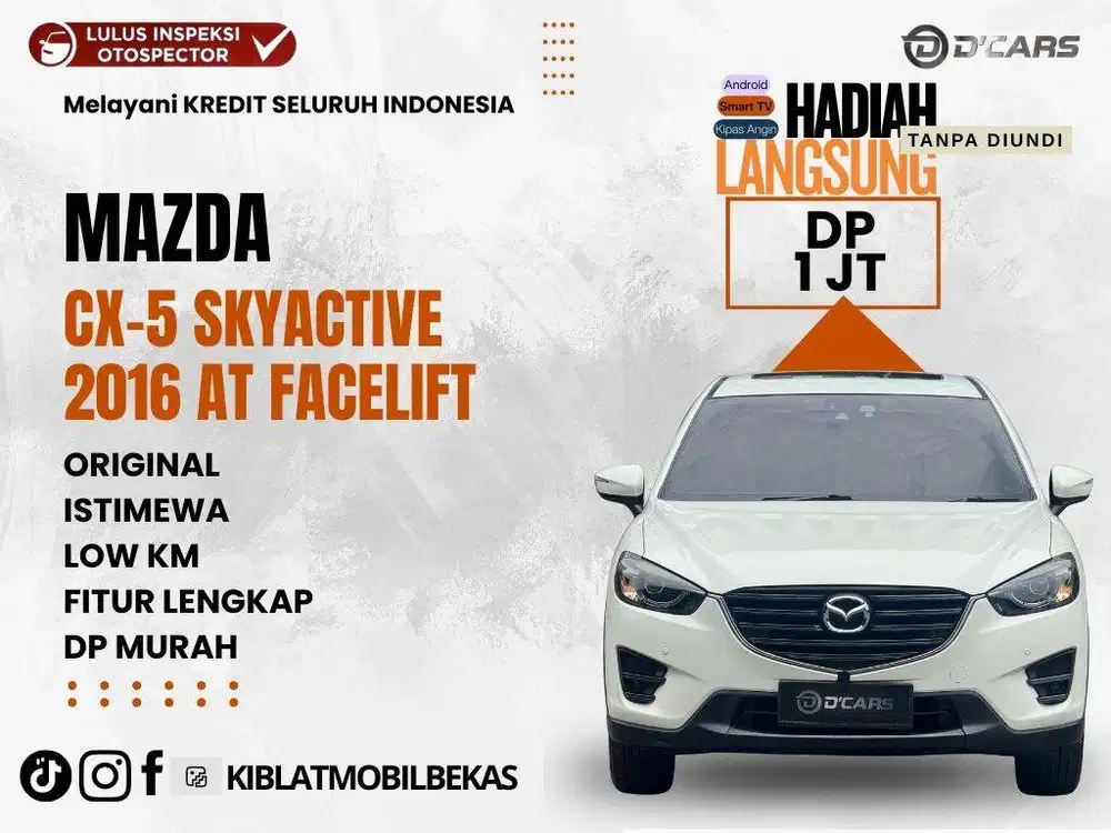 MAZDA CX-5 GT 2016 MATIC LOW KM ORIGINAL