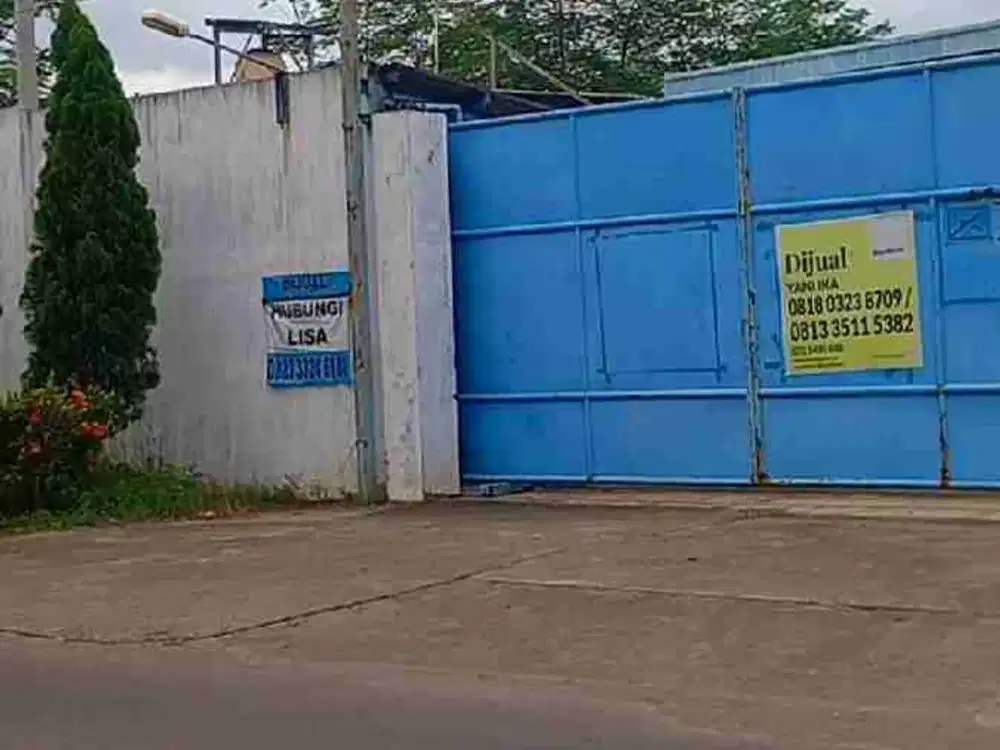 DI JUAL EX PABRIK PARALON LENGKAP PERIZINAN AKTIF BANGUNAN BARU