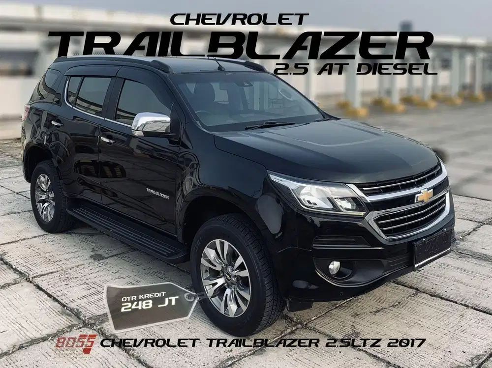 Chevrolet Trailblazer 2017 ltz diesel solar hitam