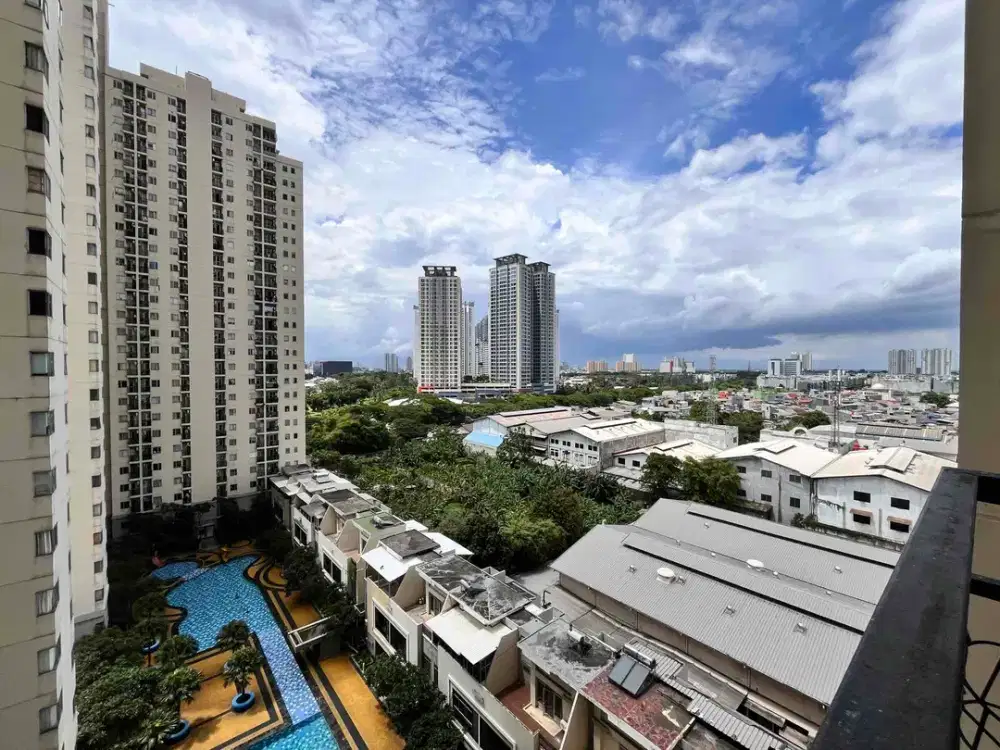 Di sewakan cepat murah 2 bedroom tahunan apartemen maple park
